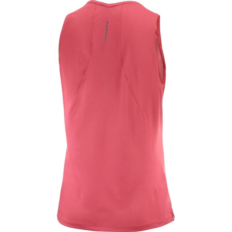 Pink Salomon Sense Aero Women's Tanks | PH 51209I